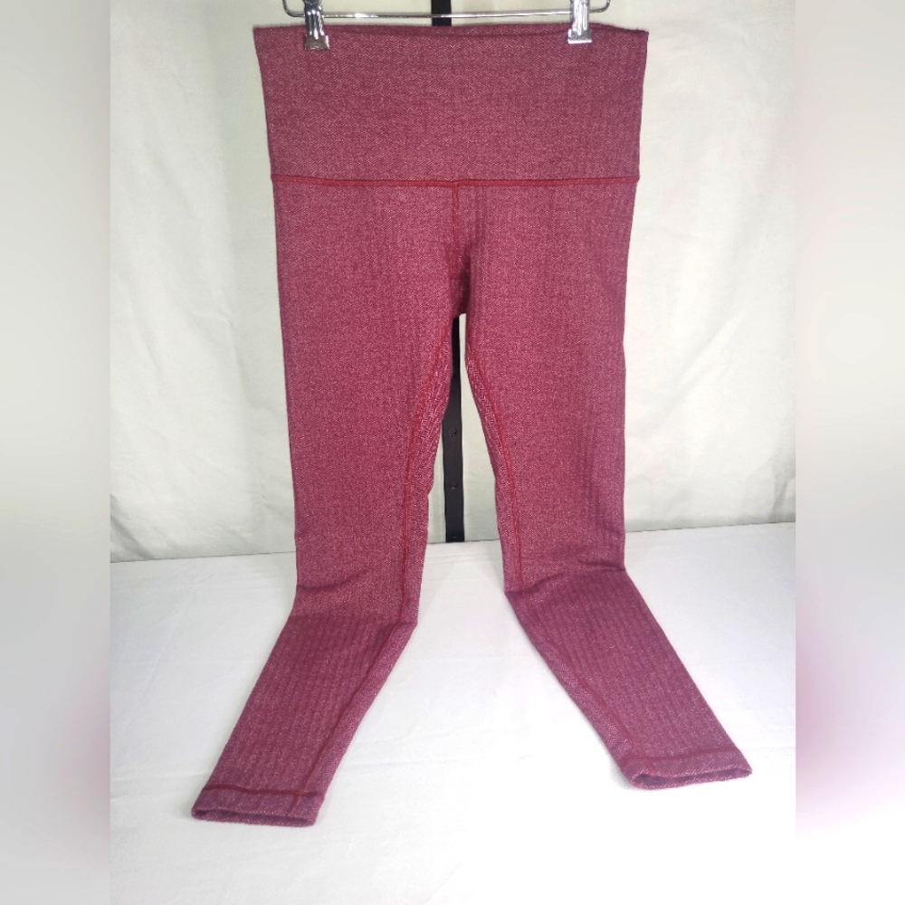 Burgandy Lululemon leggings